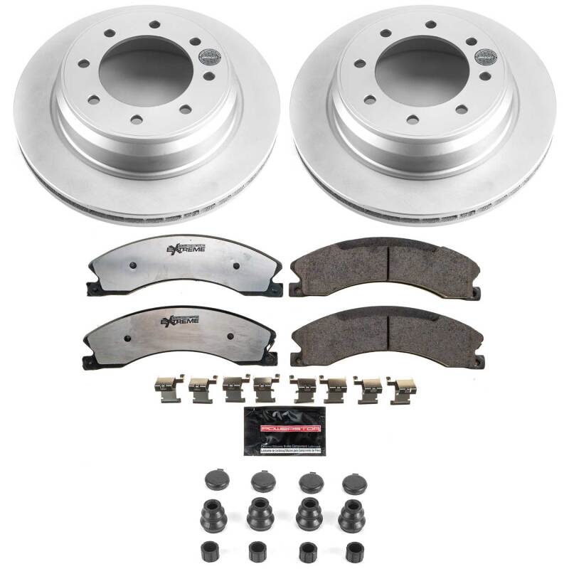 Power Stop 12-21 Nissan NV1500 Rear Z36 Coated Truck & Tow Brake Kit