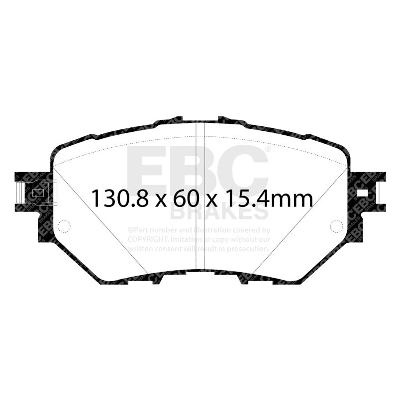 EBC 14+ Mazda 3 2.0 (Mexico Build) Ultimax2 Front Brake Pads