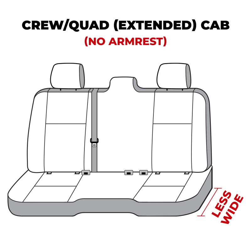 Covercraft 19-24 Dodge Ram Carhartt SeatSaver Custom Second Row Seat Covers - Brown