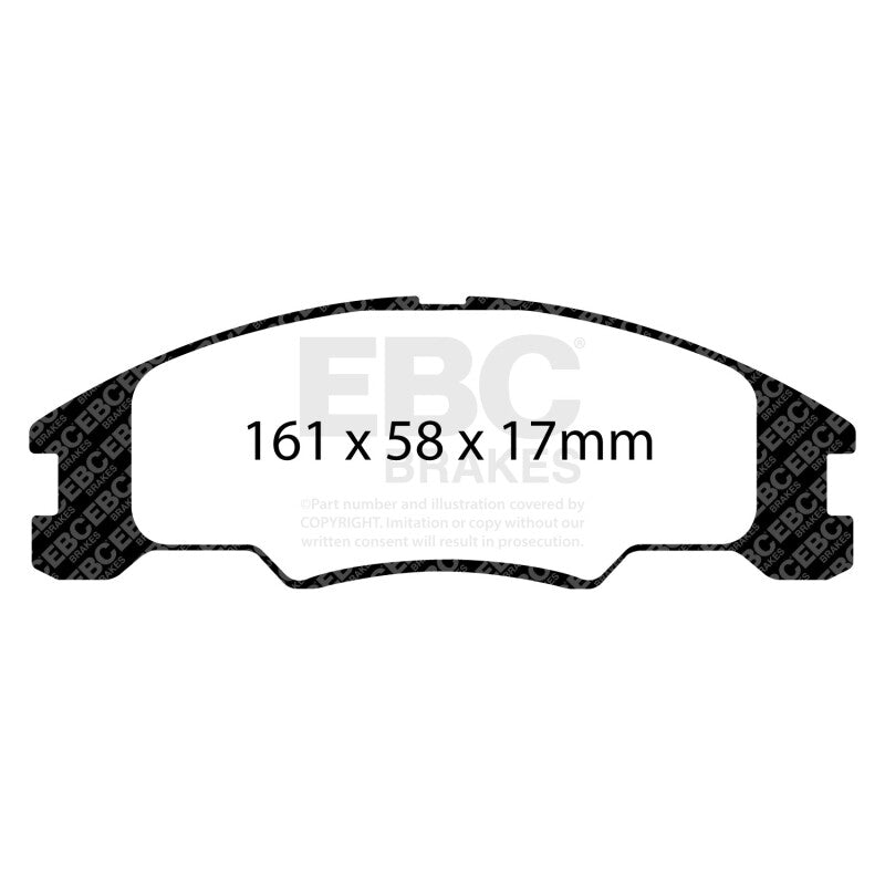 EBC 10-11 Ford Focus 1.6 Ultimax2 Front Brake Pads
