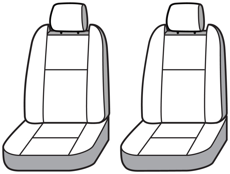 Covercraft 22-24 Ford Bronco Raptor Carhartt Super Dux SeatSaver Frt Row Custom Seat Cover - Black