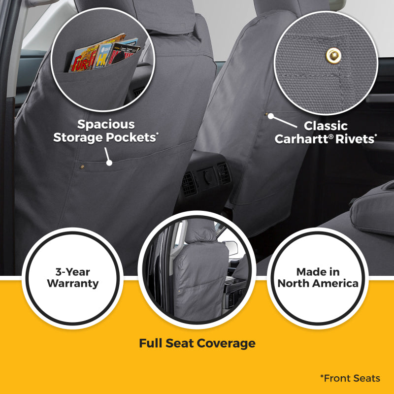 Covercraft 23-25 Chevrolet Colorado Carhartt SeatSaver Custom Seat Cover - Gravel