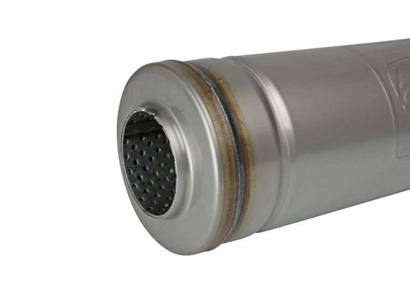 afe MACH Force-Xp Muffler 2-1/2 IN ID Center/Center x 5 IN Dia. x 18 IN L - Round Body