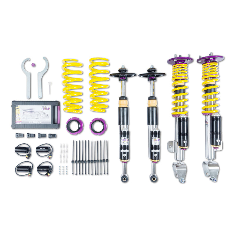 KW Suspensions V4 Coilover Kit - Triple Adjustable | Fits 2015-2023 Dodge Charger & Challenger SRT Hellcat