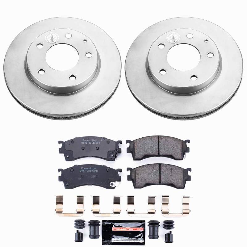 Power Stop 93-97 Ford Probe Front Z23 Coated Brake Kit