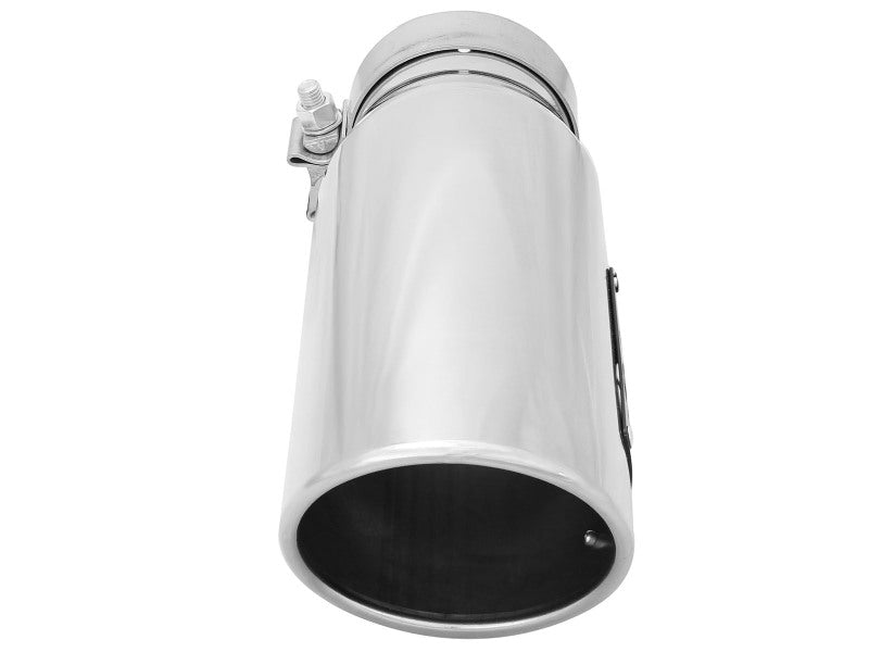 afe MACH Force-Xp Universal Exhaust Tip 3-1/2 IN Inlet x 4-1/2 IN Outlet x 12 IN L