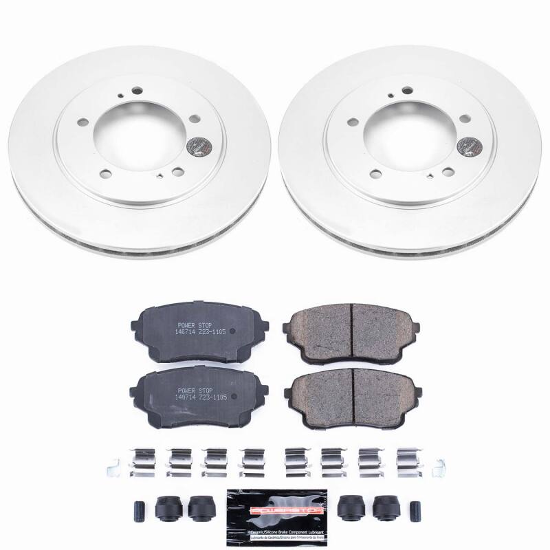 Power Stop 04-06 Suzuki XL-7 Front Z23 Coated Brake Kit