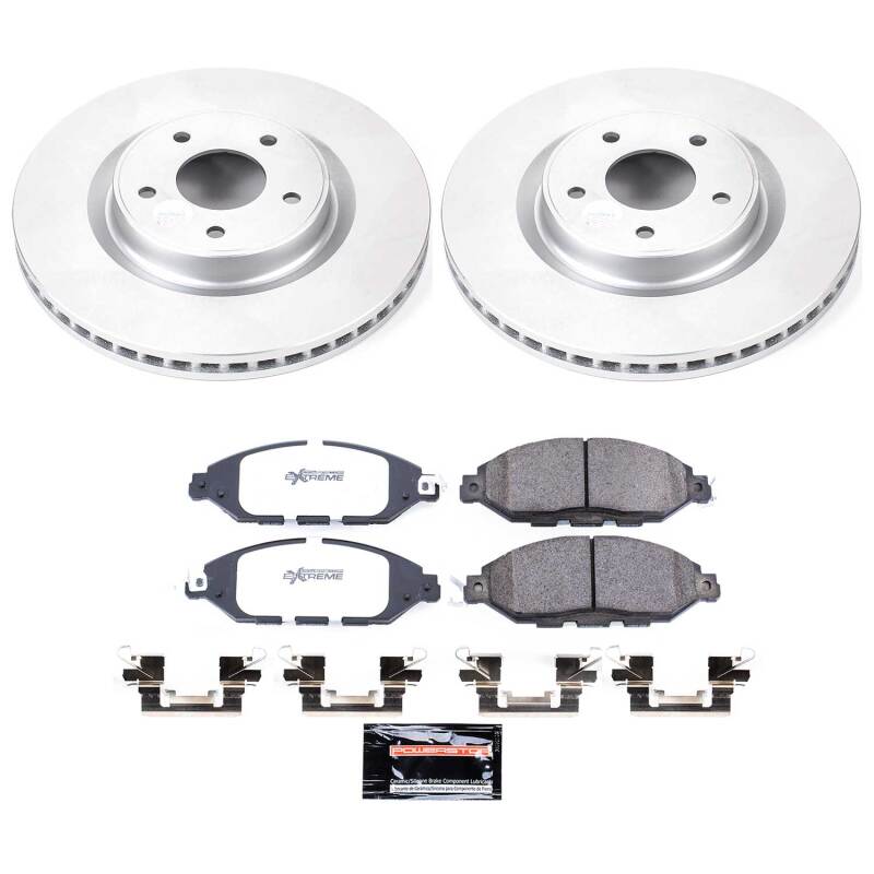 Power Stop 2013 Infiniti JX35 Front Z36 Coated Truck & Tow Brake Kit