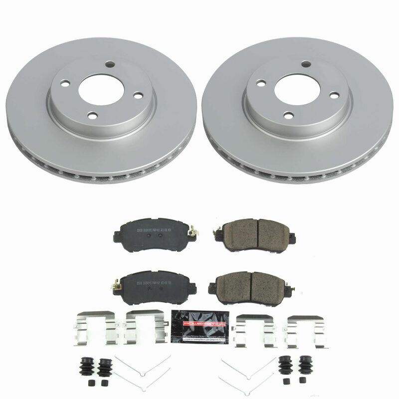 Power Stop 18-25 Nissan Kicks Front Z23 Coated Brake Kit