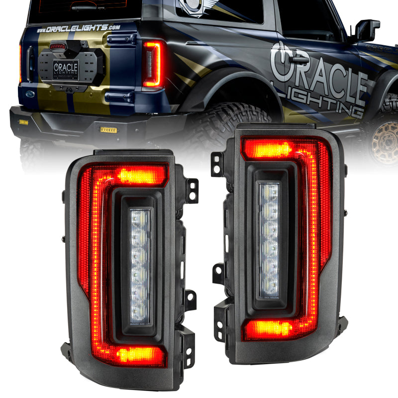 Oracle 21-25 Ford Bronco Flush Style Lenseless LED Tail Lights - Tinted
