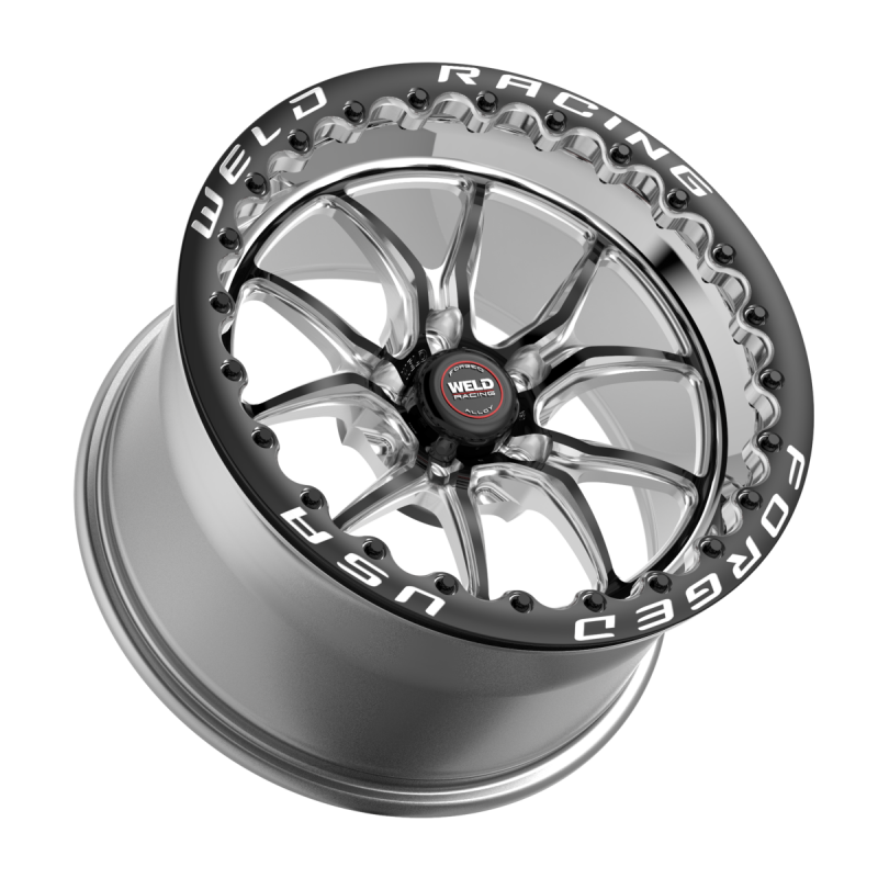 Weld RT-S S85 17x11 / 5x115 BP / 5.8 BS Black Wheel (Med Pad) - Single Beadlock 3.18 ID