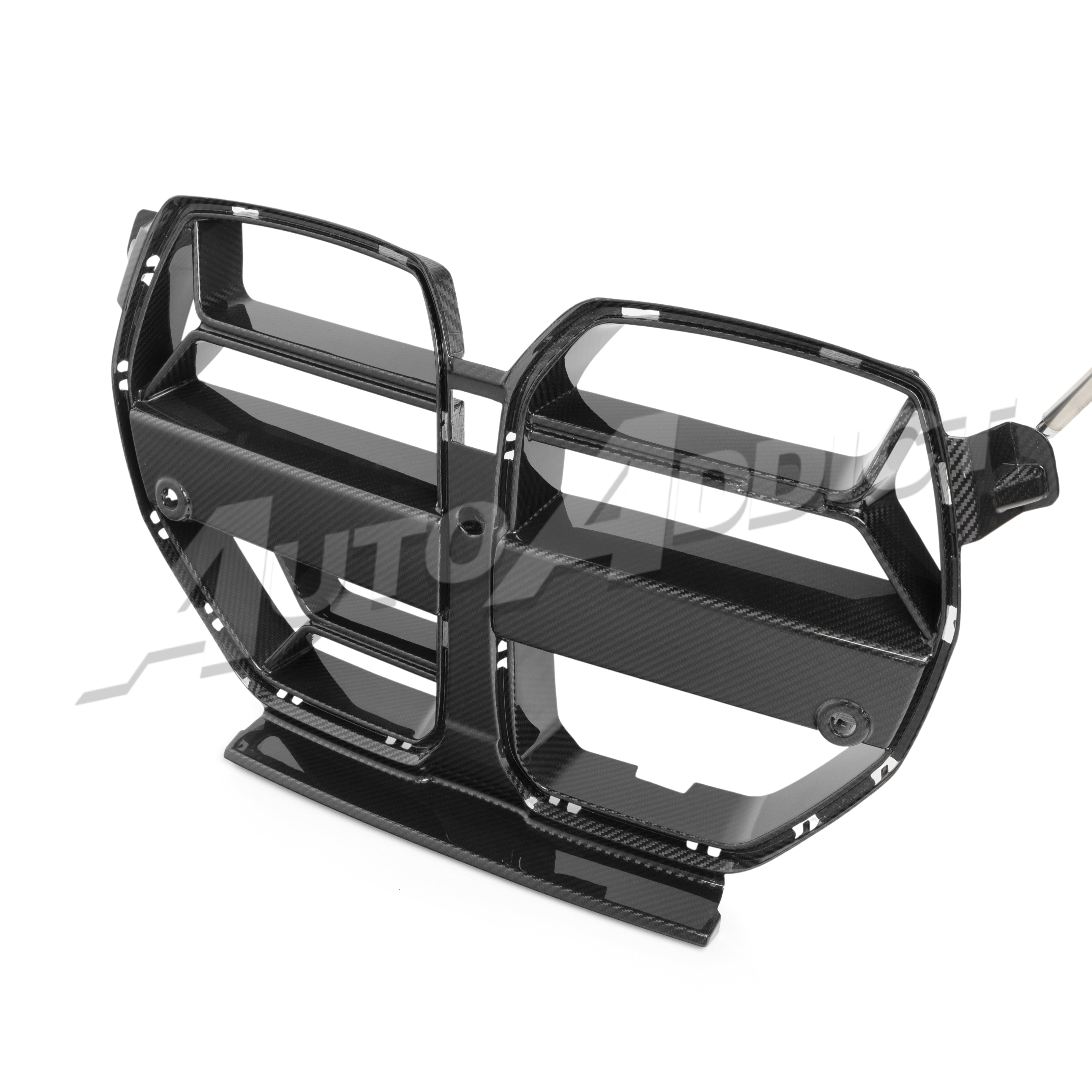 2021-2026 BMW G82 G83 M4 Dry Gloss Double Sided Carbon Fiber Lower Grill without ACC