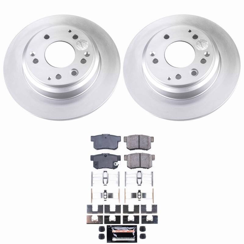 Power Stop 96-98 Acura RL Rear Z23 Coated Brake Kit