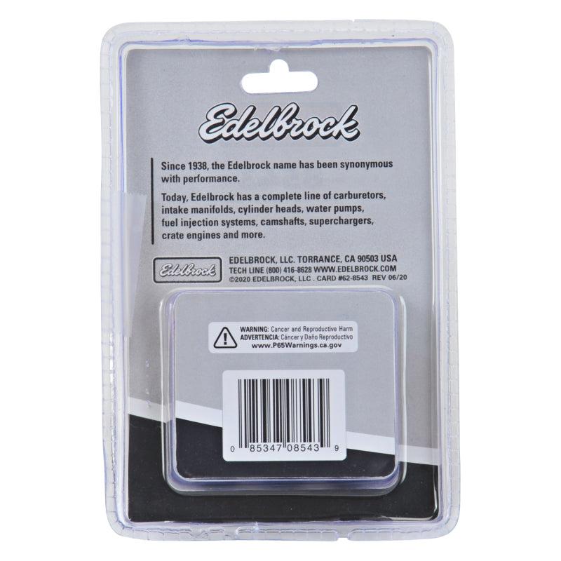 Edelbrock Exhaust Header Bolts M8-1.25 X 25mm, Black Oxide (Set Of 12)