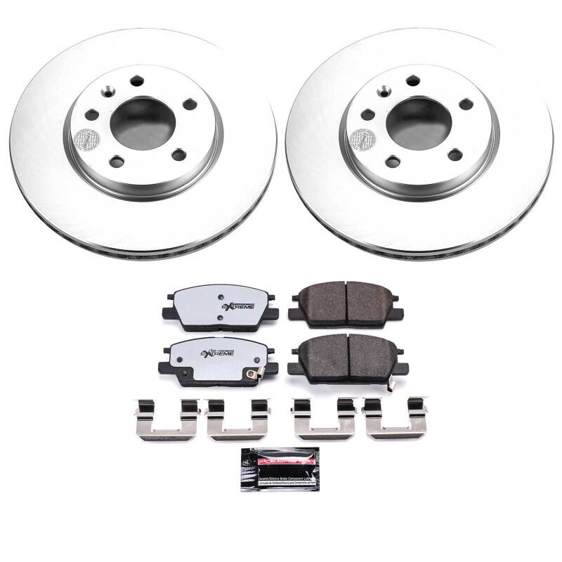 Power Stop 17-19 Buick LaCrosse Front Z36 Coated Truck & Tow Brake Kit