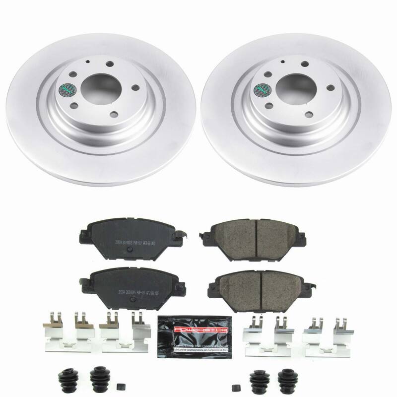 Power Stop 16-23 Mazda CX-9 Rear Z23 Coated Brake Kit