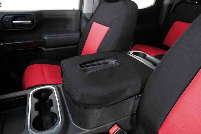 Covercraft 21-24 Ford Expedition Endura PrecisionFit Custom Second Row Seat Covers - Red/Black
