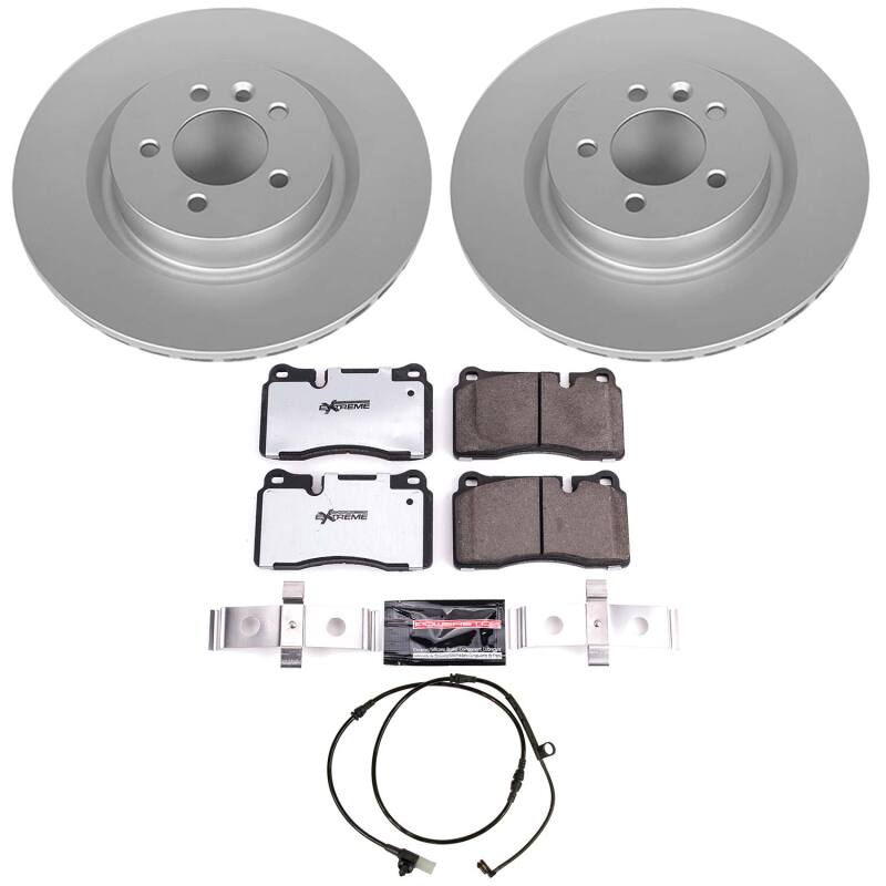 Power Stop 06-09 Land Rover Range Rover Sport Front Z36 Coated Truck & Tow Brake Kit