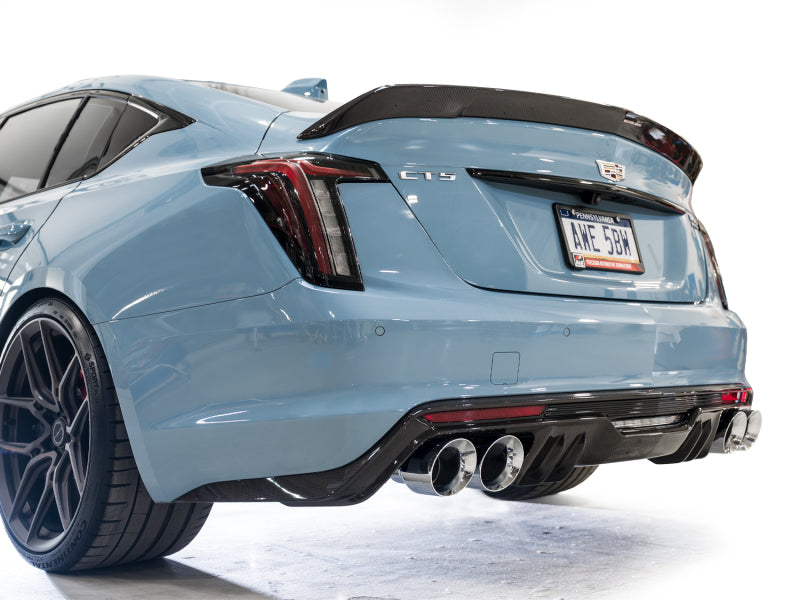 AWE 22-26 Cadillac CT5-V Blackwing SwitchPath Exhaust - Chrome Silver Tips