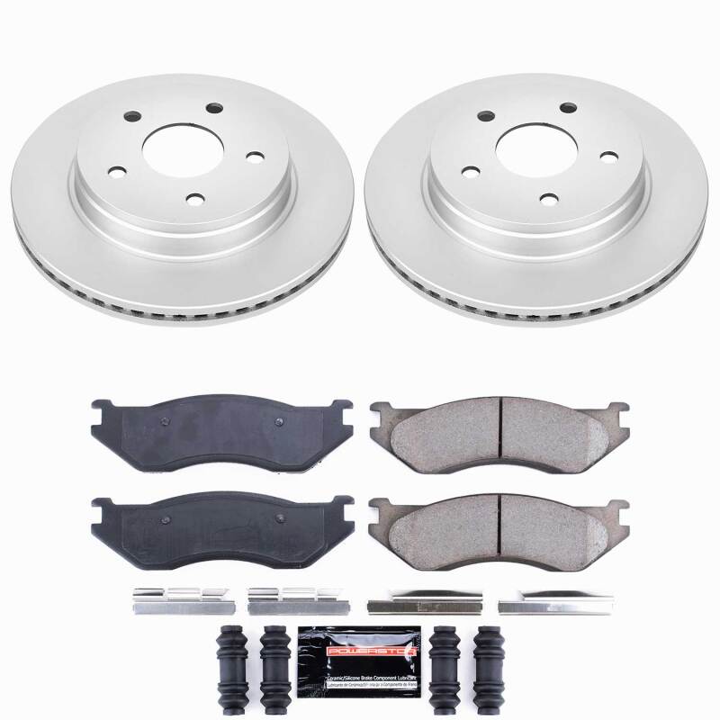 Power Stop 03-05 Dodge Ram 1500 Front Z23 Coated Brake Kit