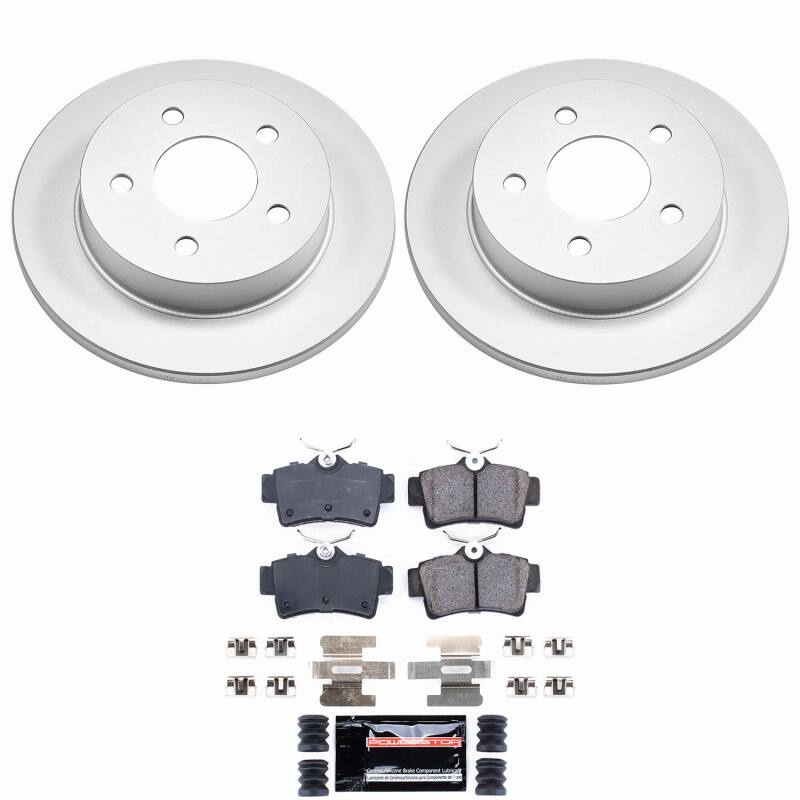 Power Stop 94-04 Ford Mustang Rear Z23 Coated Brake Kit