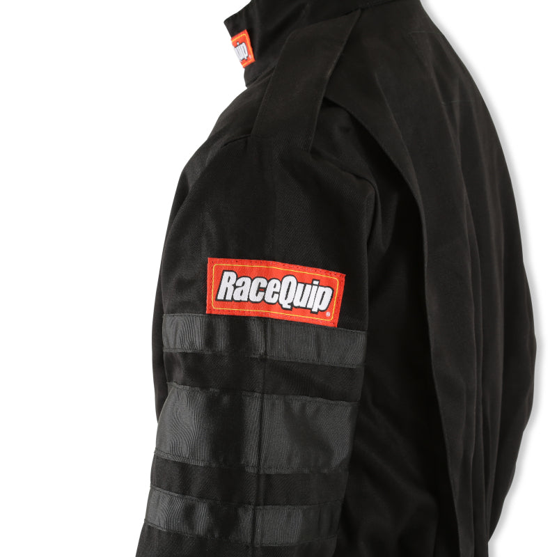 RaceQuip Black SFI-1 1-L Suit - 2XL