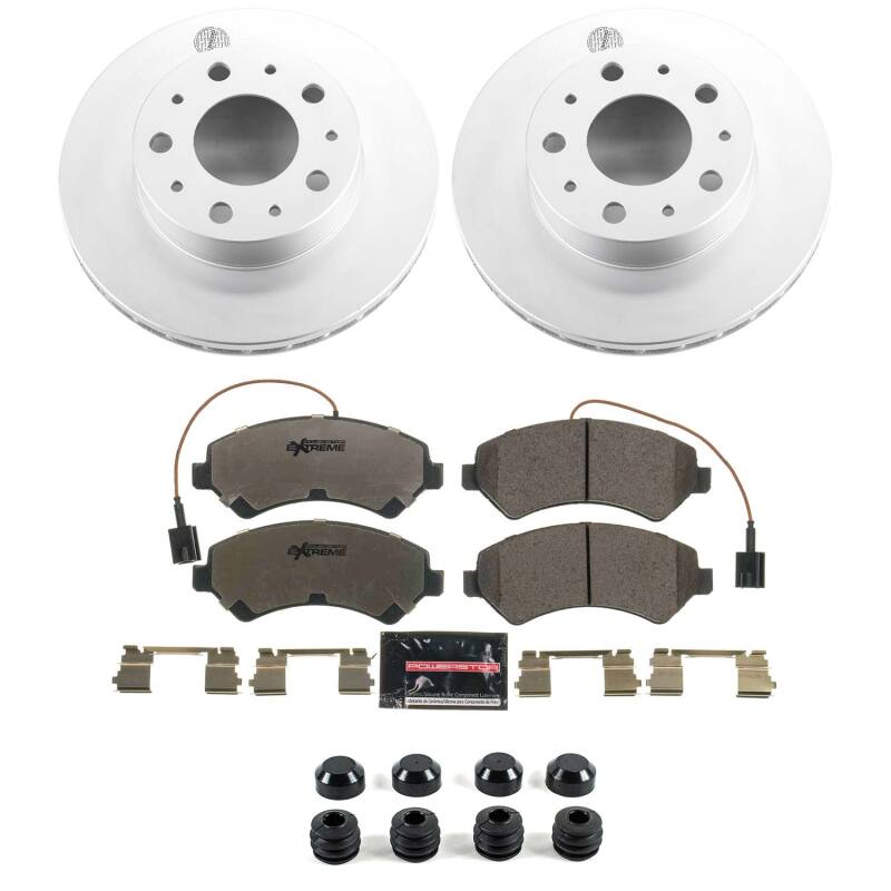 Power Stop 14-21 Ram ProMaster 1500 Front Z36 Coated Truck & Tow Brake Kit