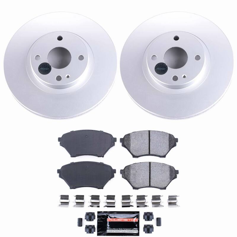 Power Stop 01-05 Mazda Miata Front Z23 Coated Brake Kit