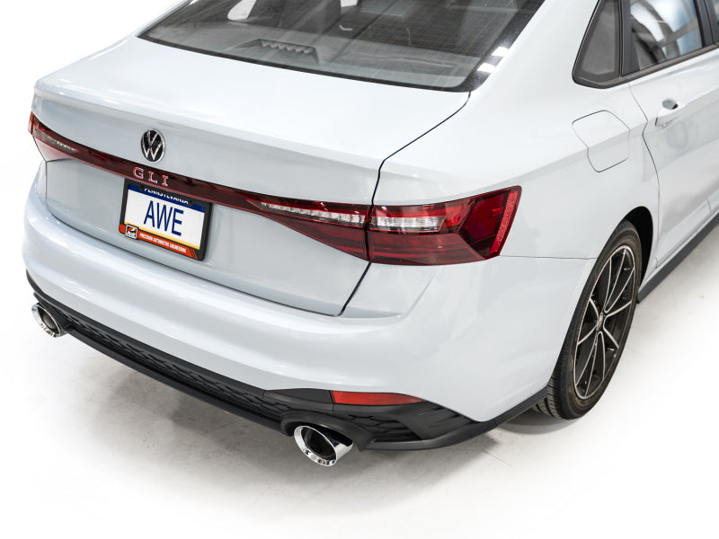 AWE 22-25 Volkswagen Jetta GLI Touring Edition Exhaust - Chrome Silver Tips