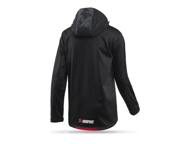 Akrapovic Mens Corpo Softshell Jacket Black - 2XL