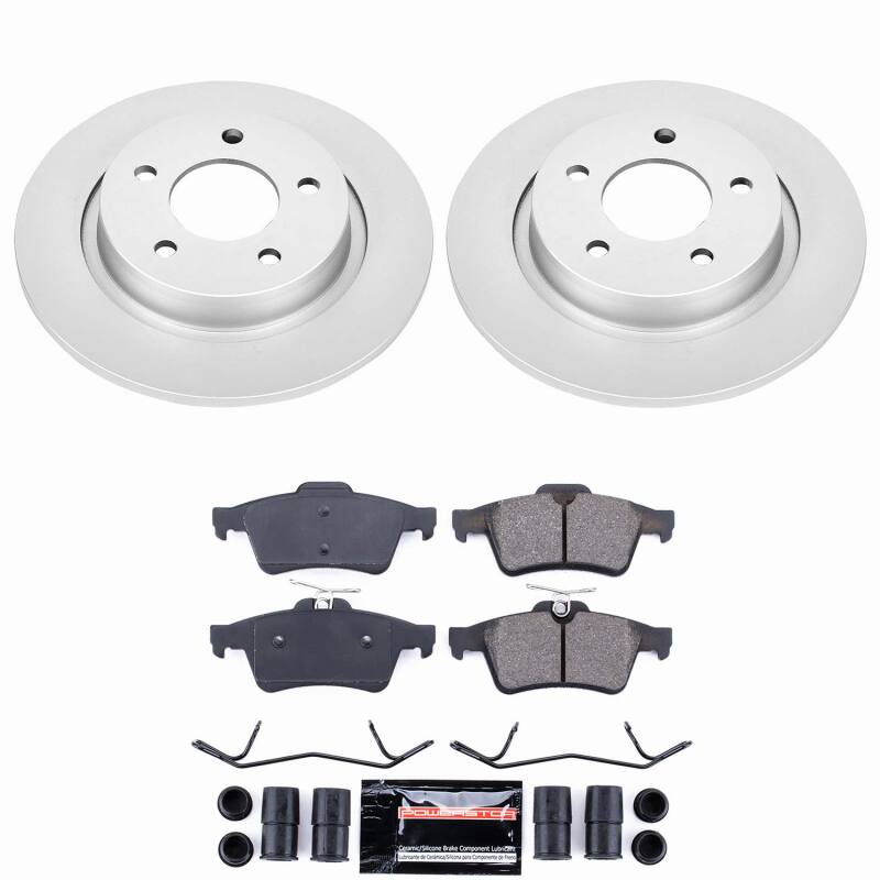 Power Stop 04-13 Mazda 3 Rear Z23 Coated Brake Kit