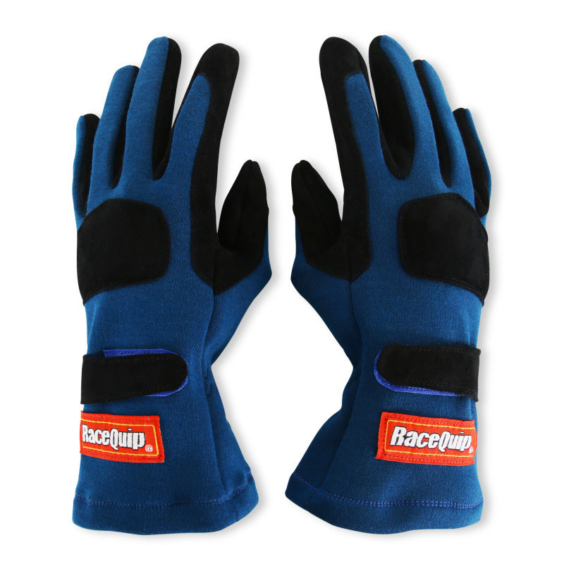RaceQuip Blue 2-Layer SFI-5 Glove - Medium