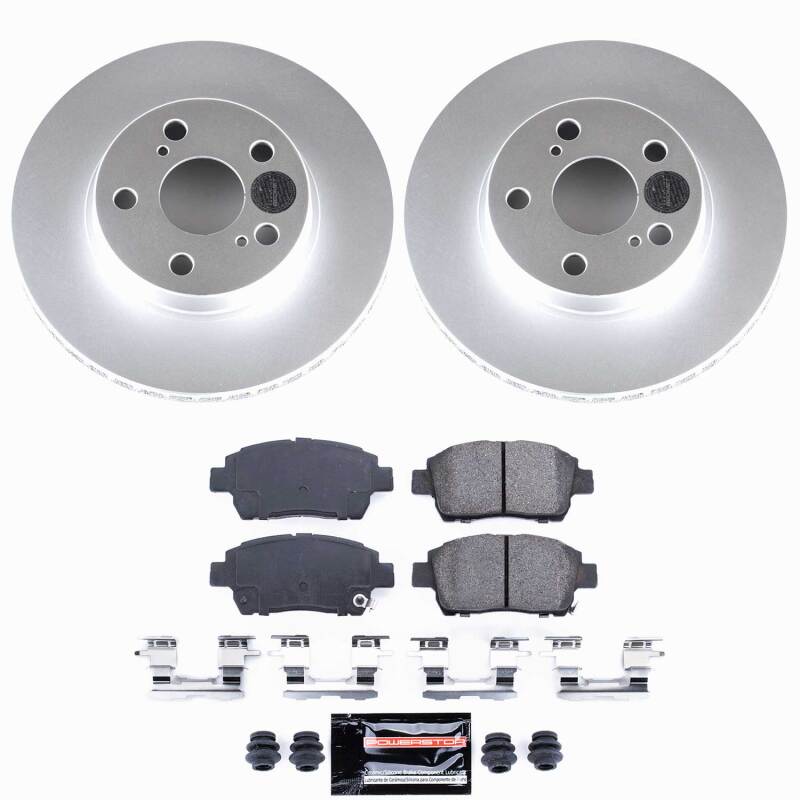 Power Stop 04-09 Toyota Prius Front Z23 Coated Brake Kit