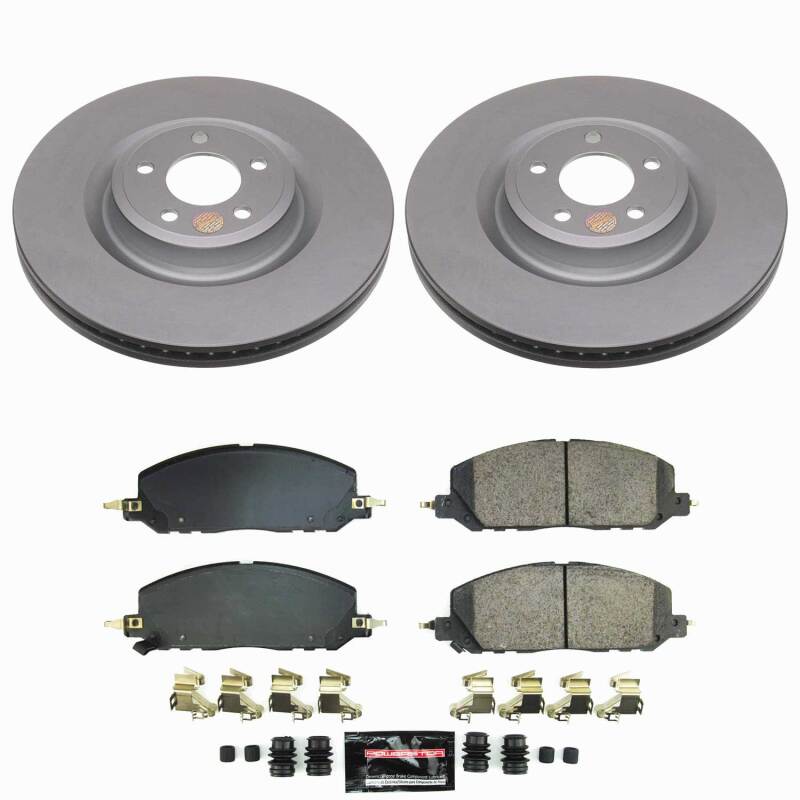 Power Stop 20-25 Ford Explorer Front Z23 Coated Brake Kit