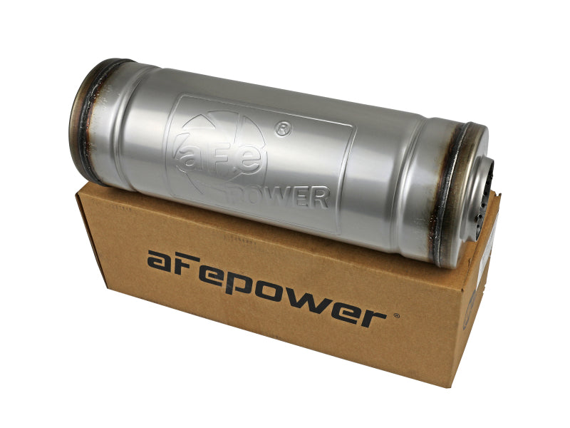 afe MACH Force-Xp Muffler 2-1/2 IN ID Center/Center x 9 IN Dia. x 14 IN L - Round Body