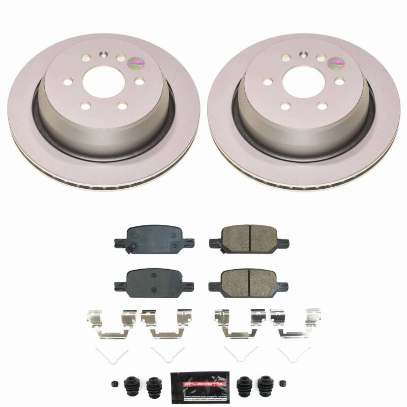 Power Stop 21-22 Chevrolet Colorado Rear Z23 Coated Brake Kit