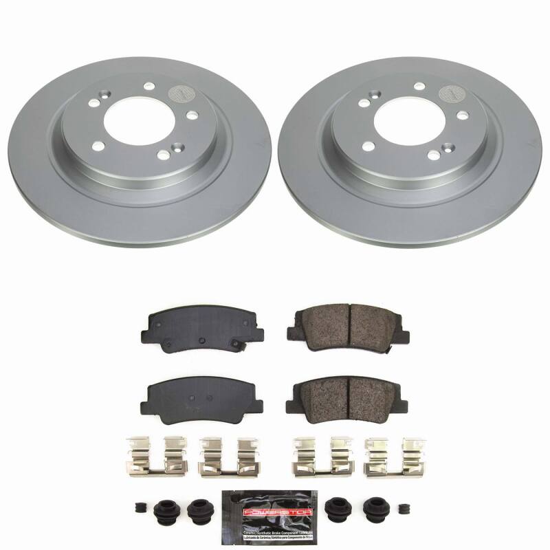 Power Stop 20-26 Hyundai Sonata Rear Z23 Coated Brake Kit