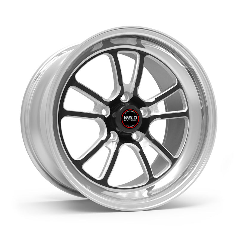 Weld S70 18x5 / 5x4.5 BP / 2.2in. BS Black Wheel (Medium Pad) - Non-Beadlock