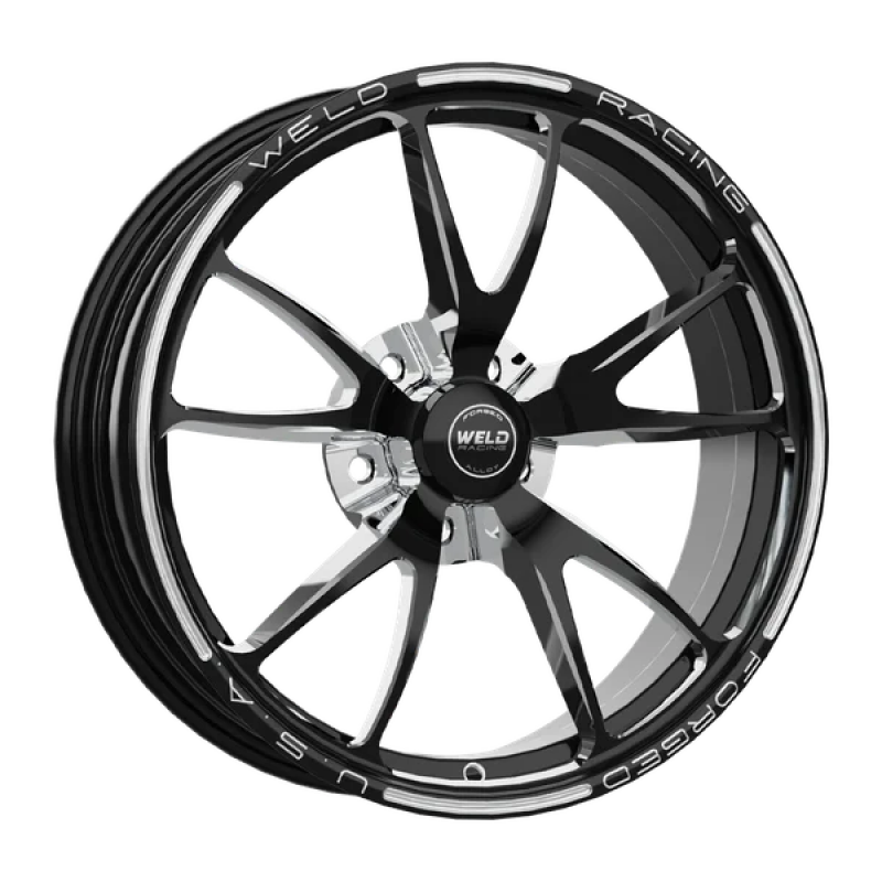 Weld Full Throttle Frontrunner 18x6 / 5x120 / 3.7 BS / 3.1 HB - Gloss Black Milled - Non-BL Wheel
