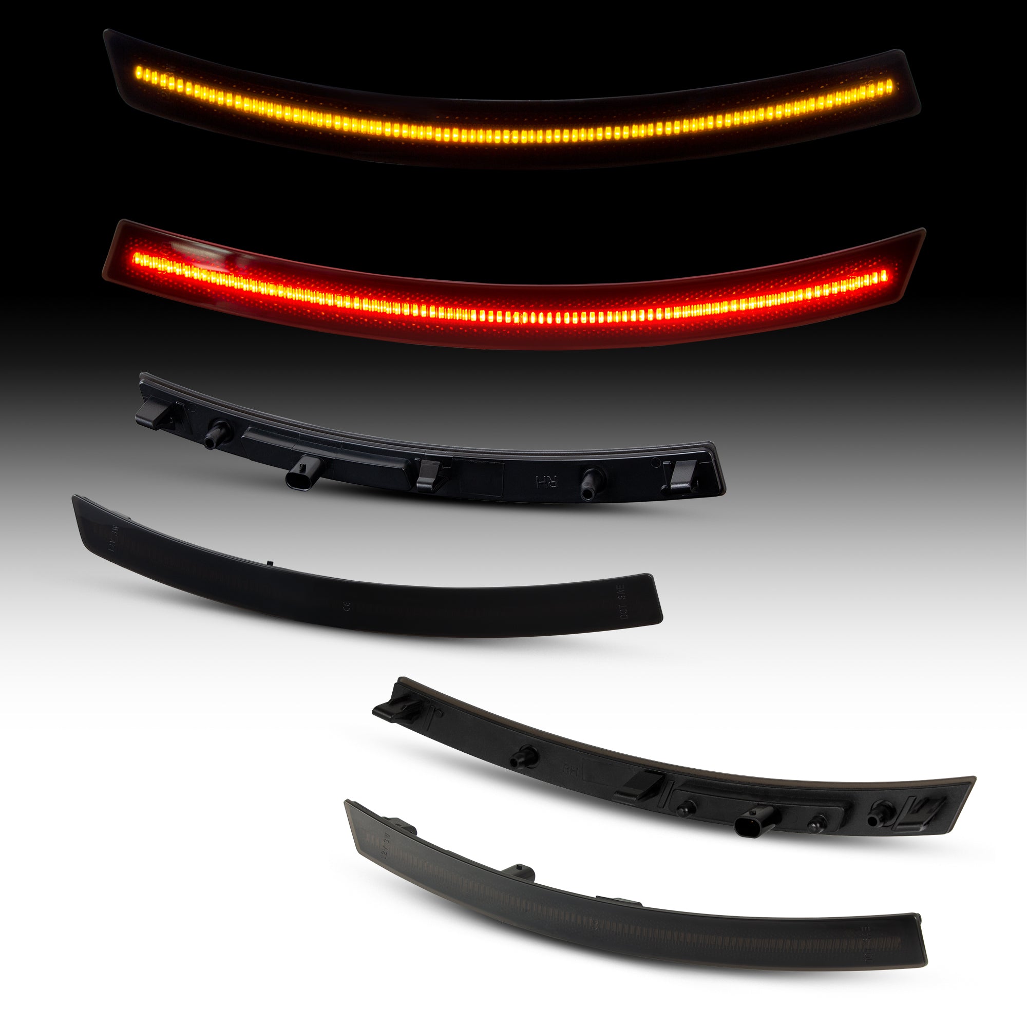 2014-2019 Chevrolet Corvette C7 LED Side Marker Smoked