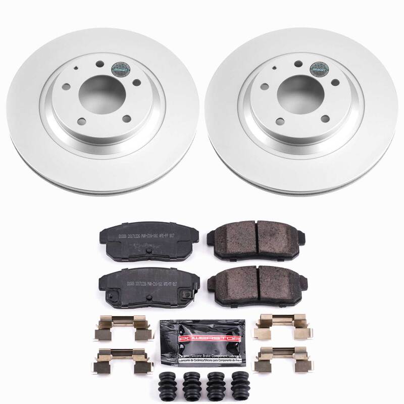Power Stop 04-11 Mazda RX-8 Rear Z23 Coated Brake Kit