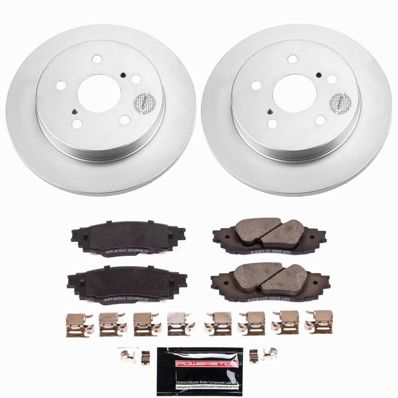 Power Stop 21-25 Lexus ES250 Rear Z23 Coated Brake Kit