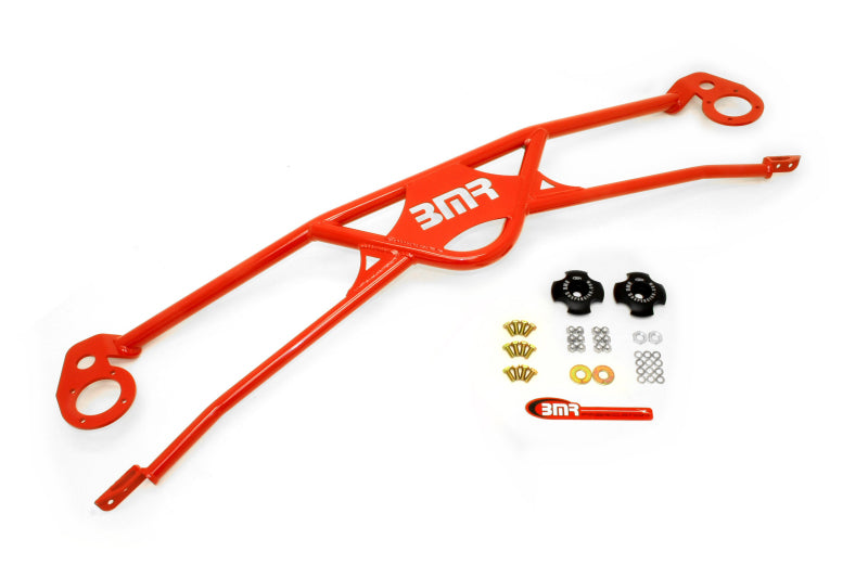 BMR Front 4-Point Strut Tower Brace – Red | 2010-2015 5th Gen Chevrolet Camaro