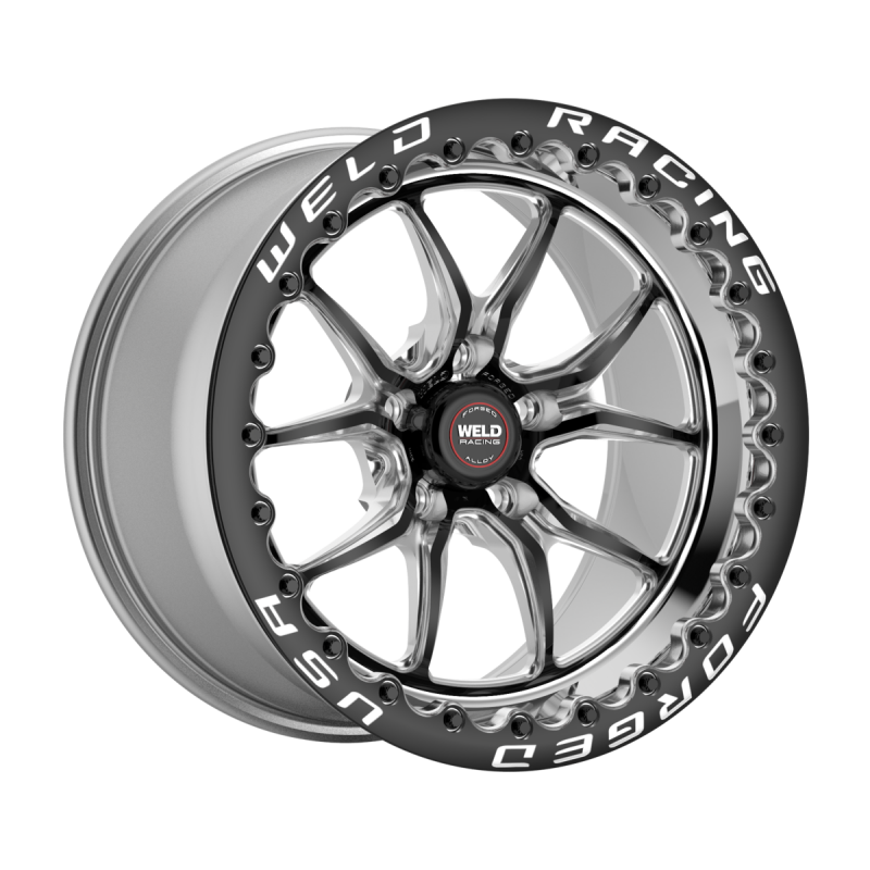 Weld RT-S S85 17x11 / 5x115 BP / 6.2 BS Black Wheel (Med Pad) - Single Beadlock 3.18 ID