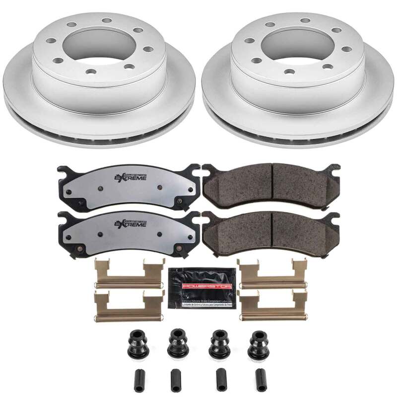 Power Stop 02-06 Chevrolet Avalanche 2500 Rear Z36 Coated Truck & Tow Brake Kit