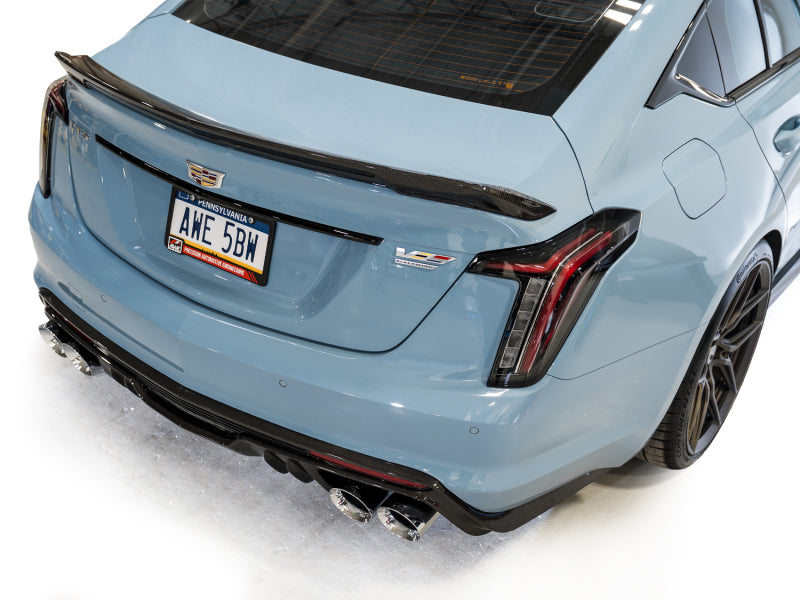 AWE 22-26 Cadillac CT5-V Blackwing SwitchPath Exhaust - Chrome Silver Tips
