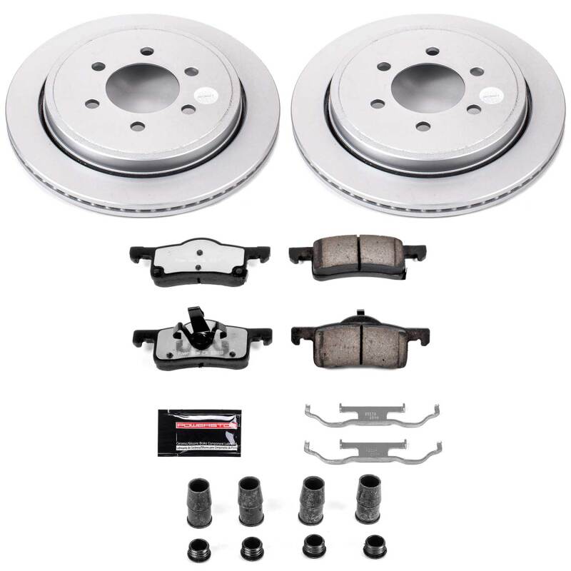Power Stop 02-06 Ford Expedition Rear Z36 Coated Truck & Tow Brake Kit
