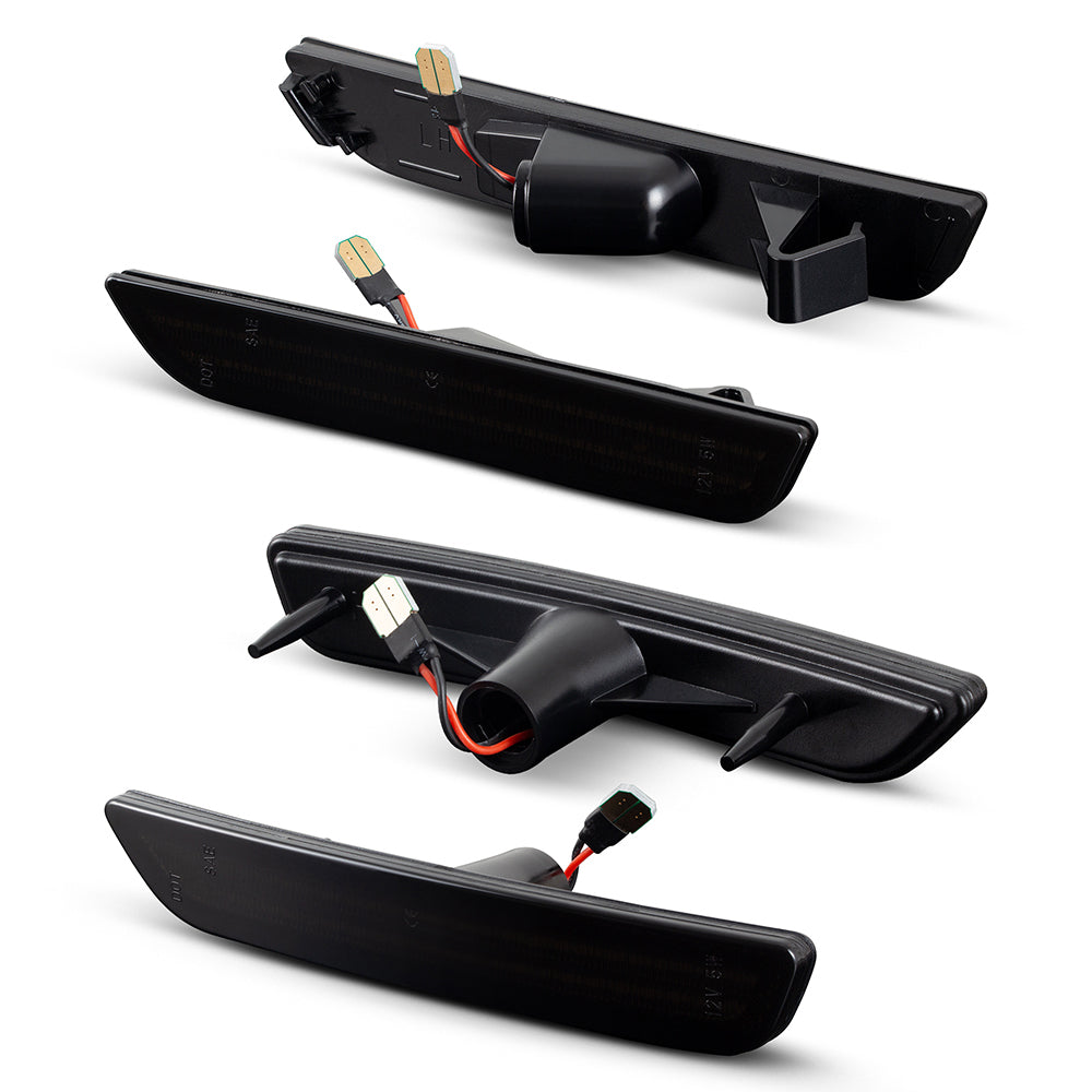 2010-2014 Ford Mustang Smoked LED Side Markers (SET)