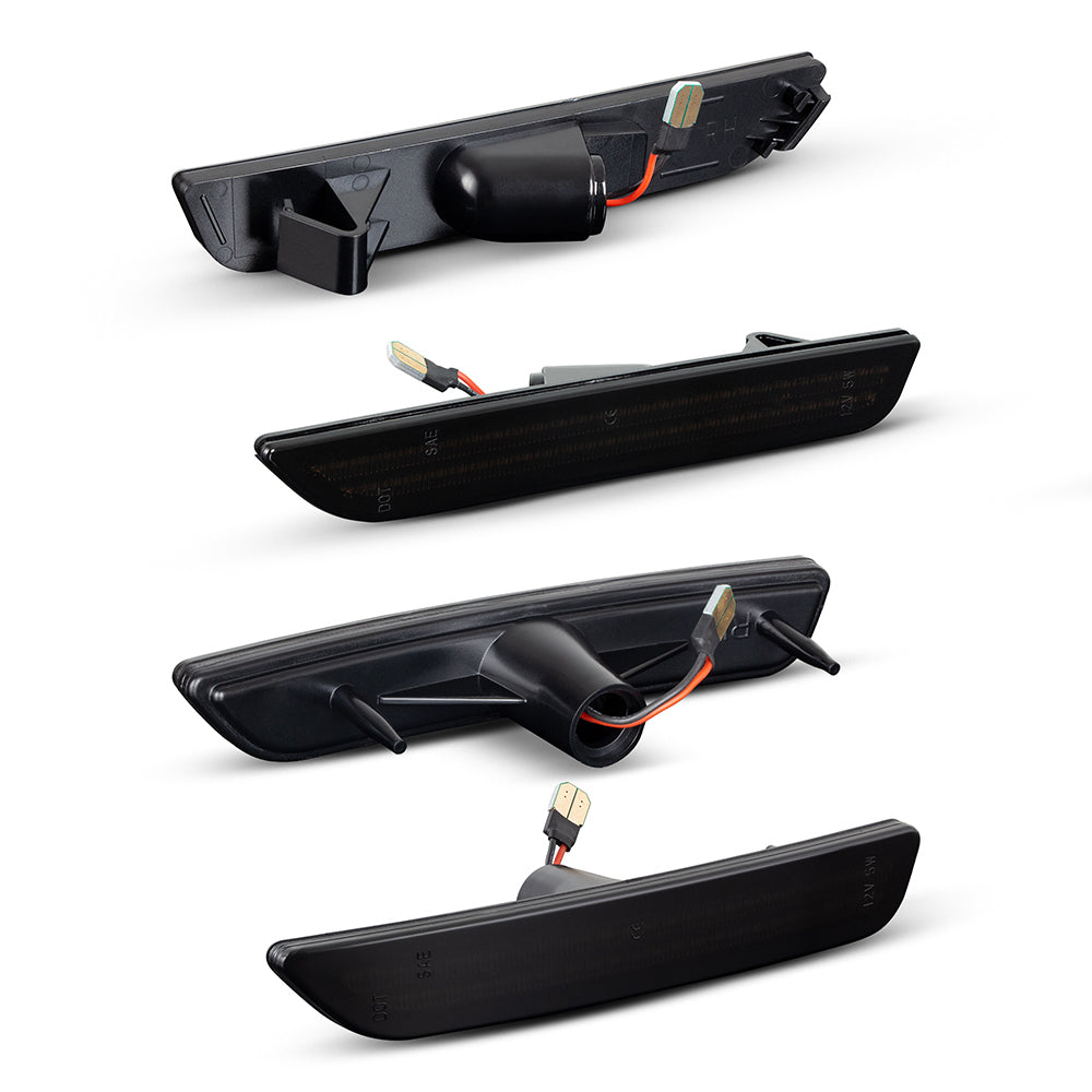 2010-2014 Ford Mustang Smoked LED Side Markers (SET)