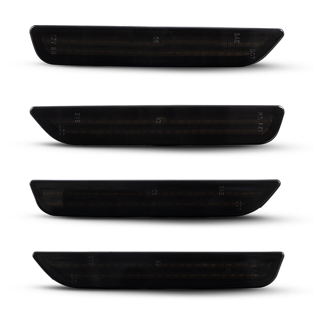 2010-2014 Ford Mustang Smoked LED Side Markers (SET)